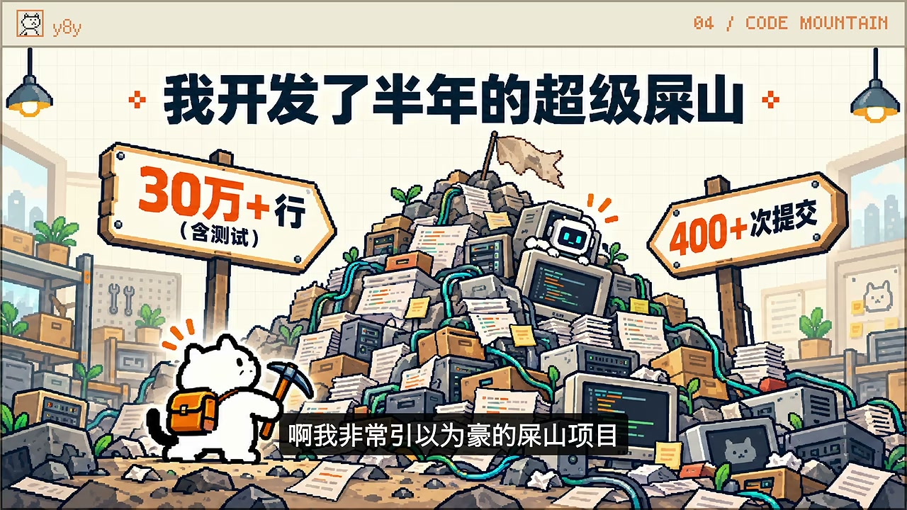 自己开发了半年的剪辑软件,30 万行代码、400 多次提交