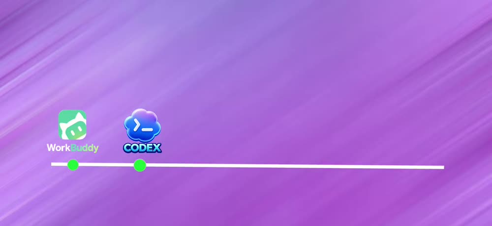 Comparison of the timelines for using WorkBuddy and Codex